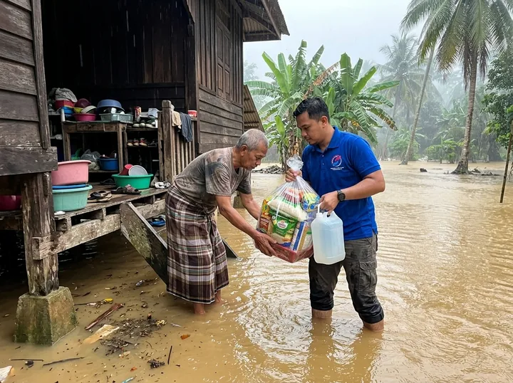 Penghantaran makanan dan air kepada isi rumah terjejas.