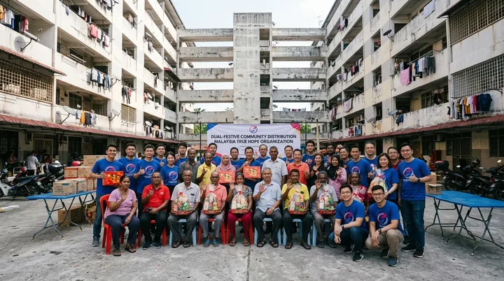 Volunteers and community members after the activity.